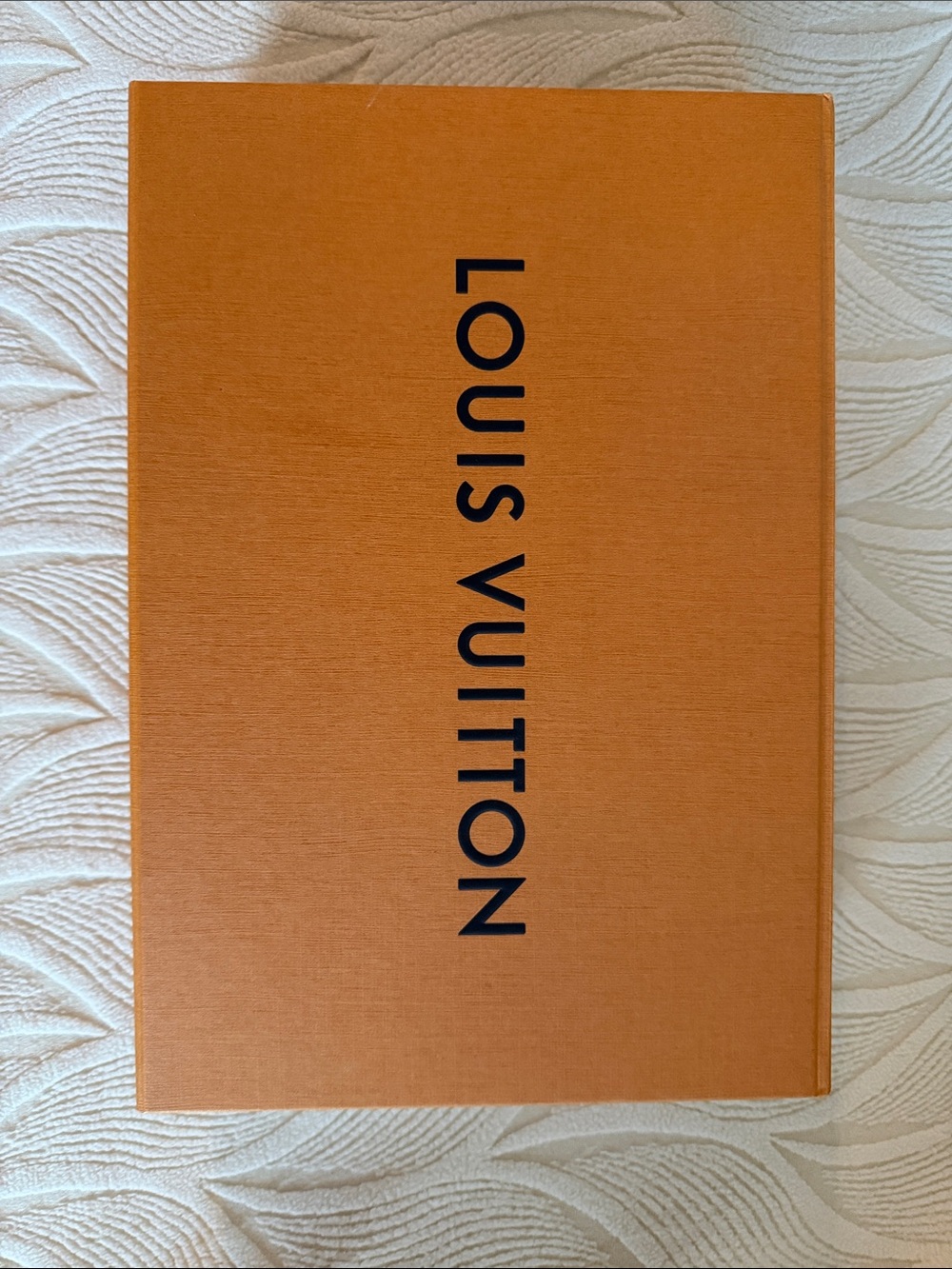 Louis Vuitton Orange Signature Logo Box